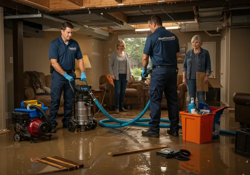 Basement Water Extraction and Removal Techniques process in Jackson County, AL